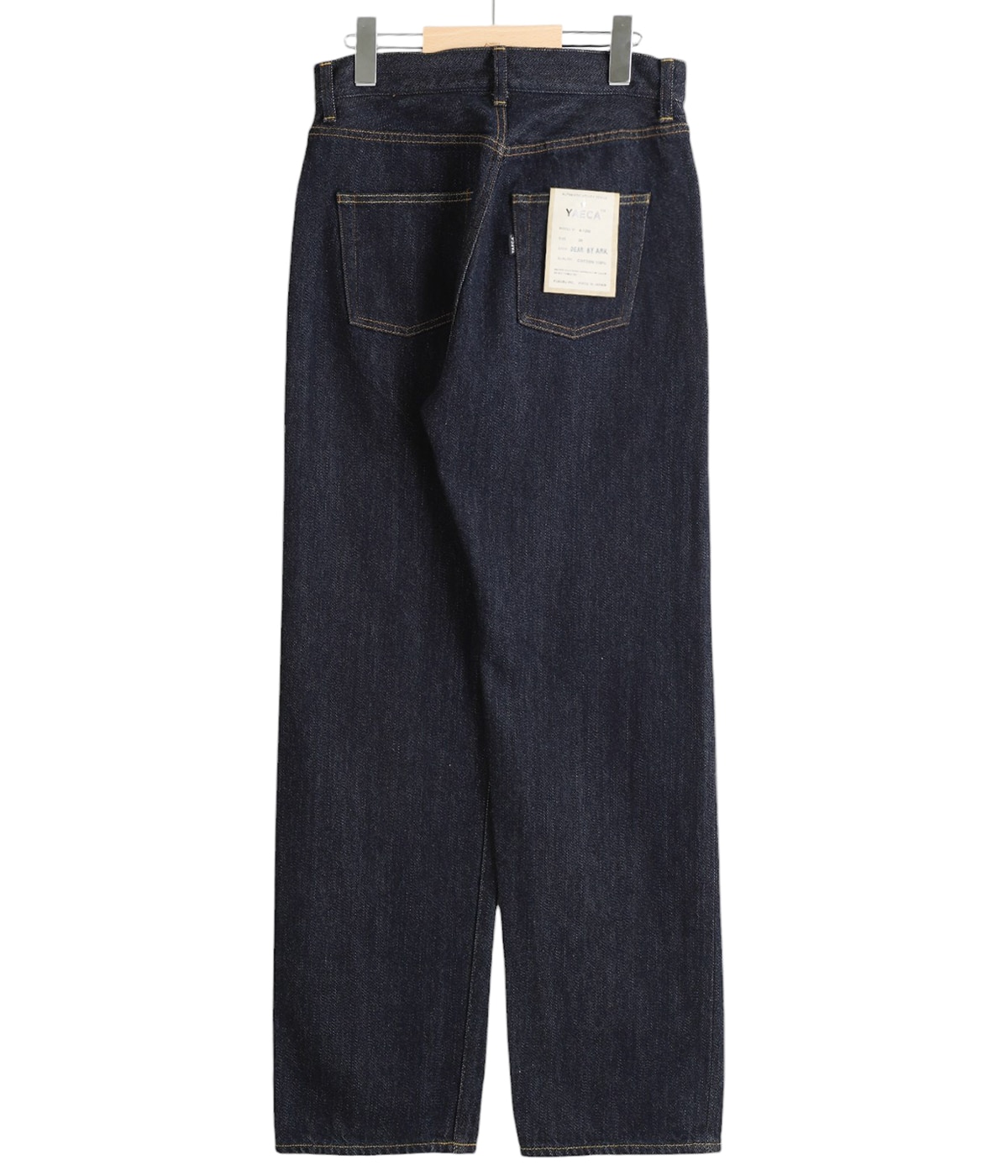 YAECA ヤエカ ワイドテーパードパンツ ブラック(黒) Sサイズ 59605 YAECA (ヤエカ) 8-12W DENIM PANTS STRAIGHT / デニムパンツ
