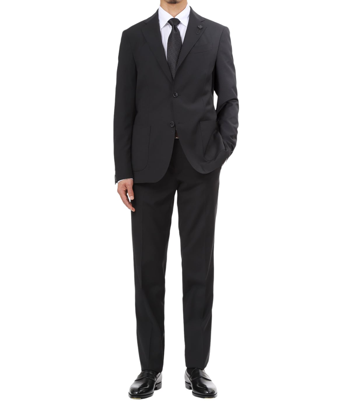 LARDINI easy wear ストレッチ ジャケット ダークネイビー 46 SUITS / Easy wear – LARDINI Online Store