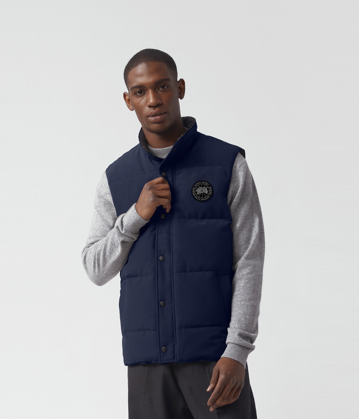 BLACK DISC】Garson Vest Black Label | CANADA GOOSE(カナダ