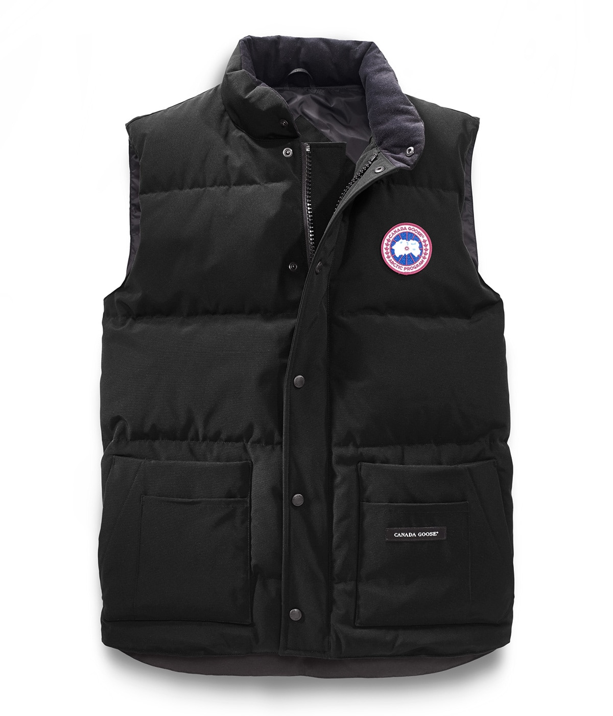   ブラックダウンベスト　カナダグース BLACK DISC】Lawrence Puffer Vest Black Label | CANADA GOOSE