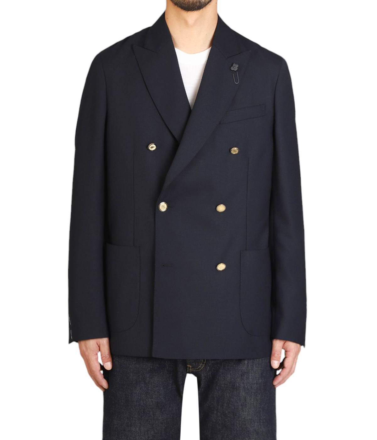 美品　LARDINI MOWEAR　テーラードジャケット　ダブル　48 ドスキンダブルジャケット – LARDINI Online Store