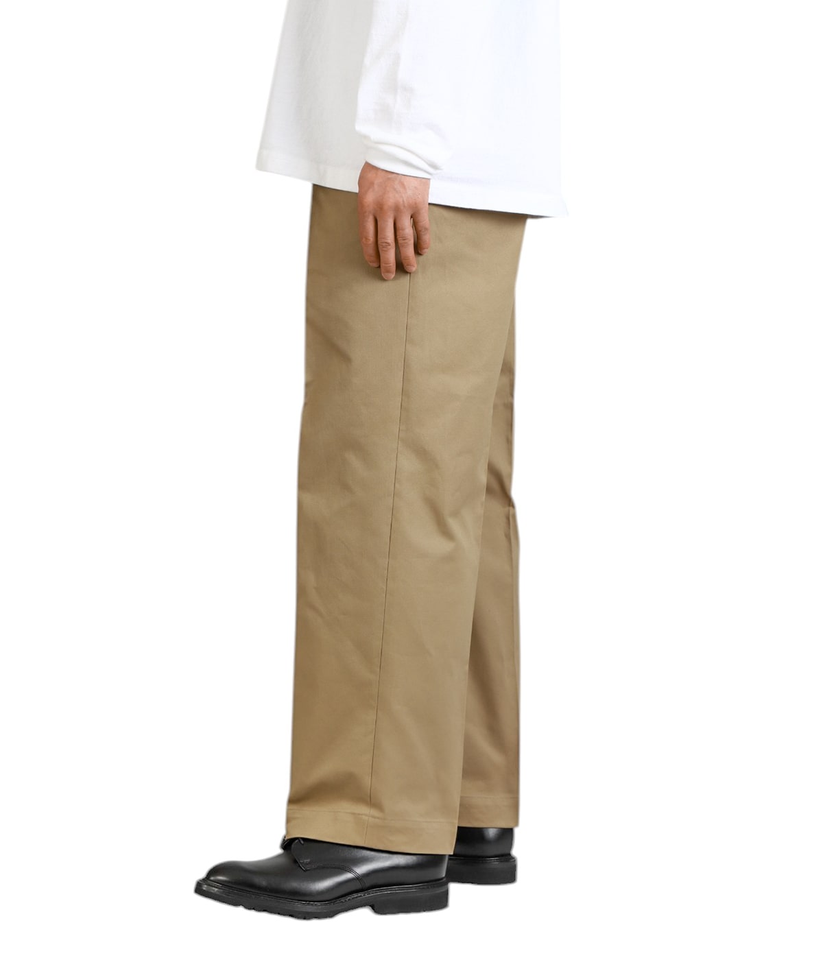 San Joaquin Cotton Pleated Trousers | Scye(サイ ベーシックス