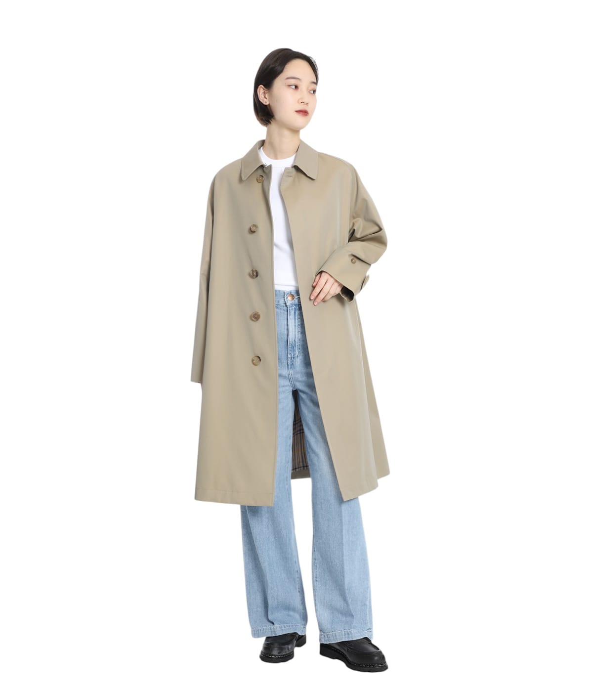 ジャケット・アウター Single Raglan Coat - BEIGE / DAN Single Raglan Coat - BEIGE – DAN