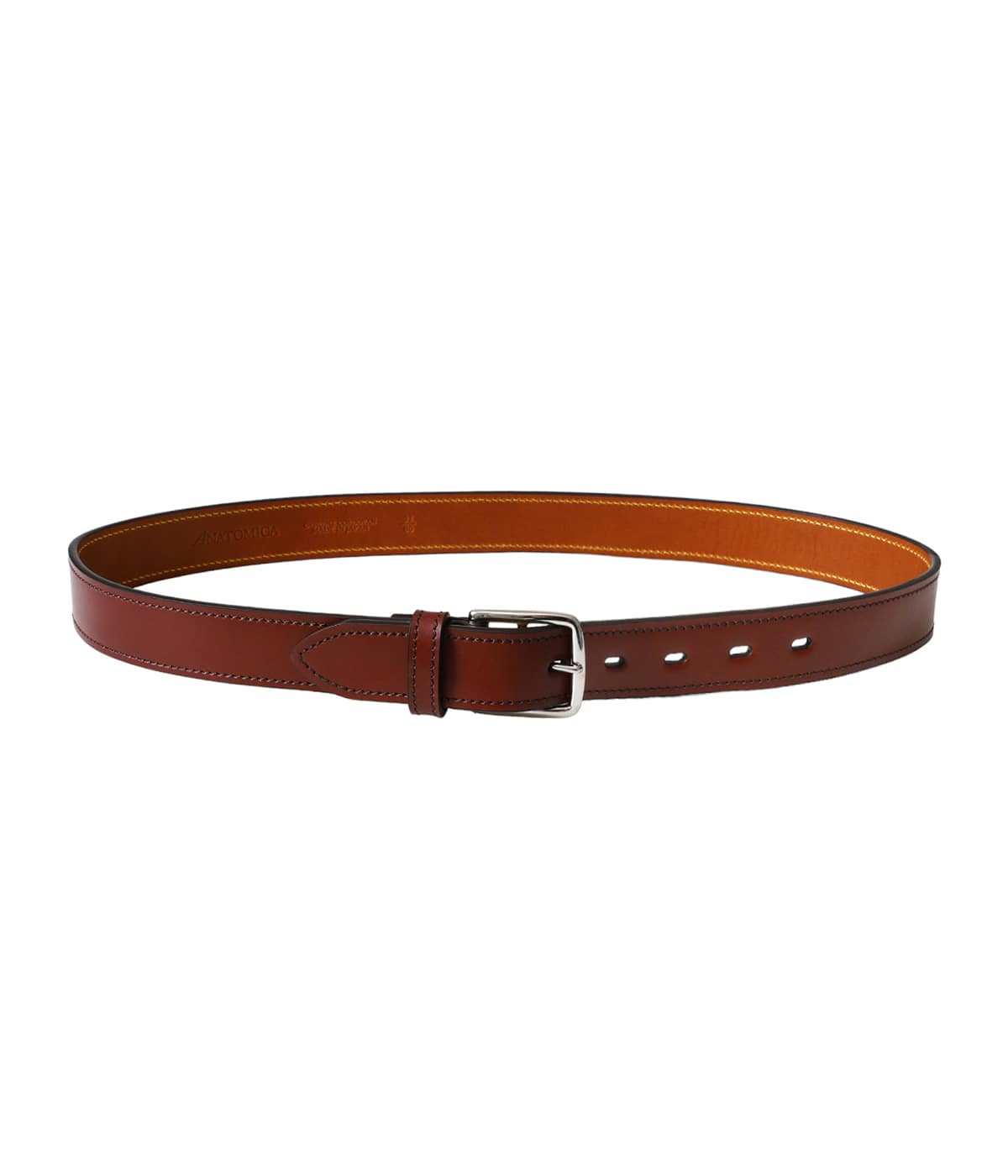 louren standard leather belt ベルト Saint Laurent Leather Belt in Fondente | FWRD