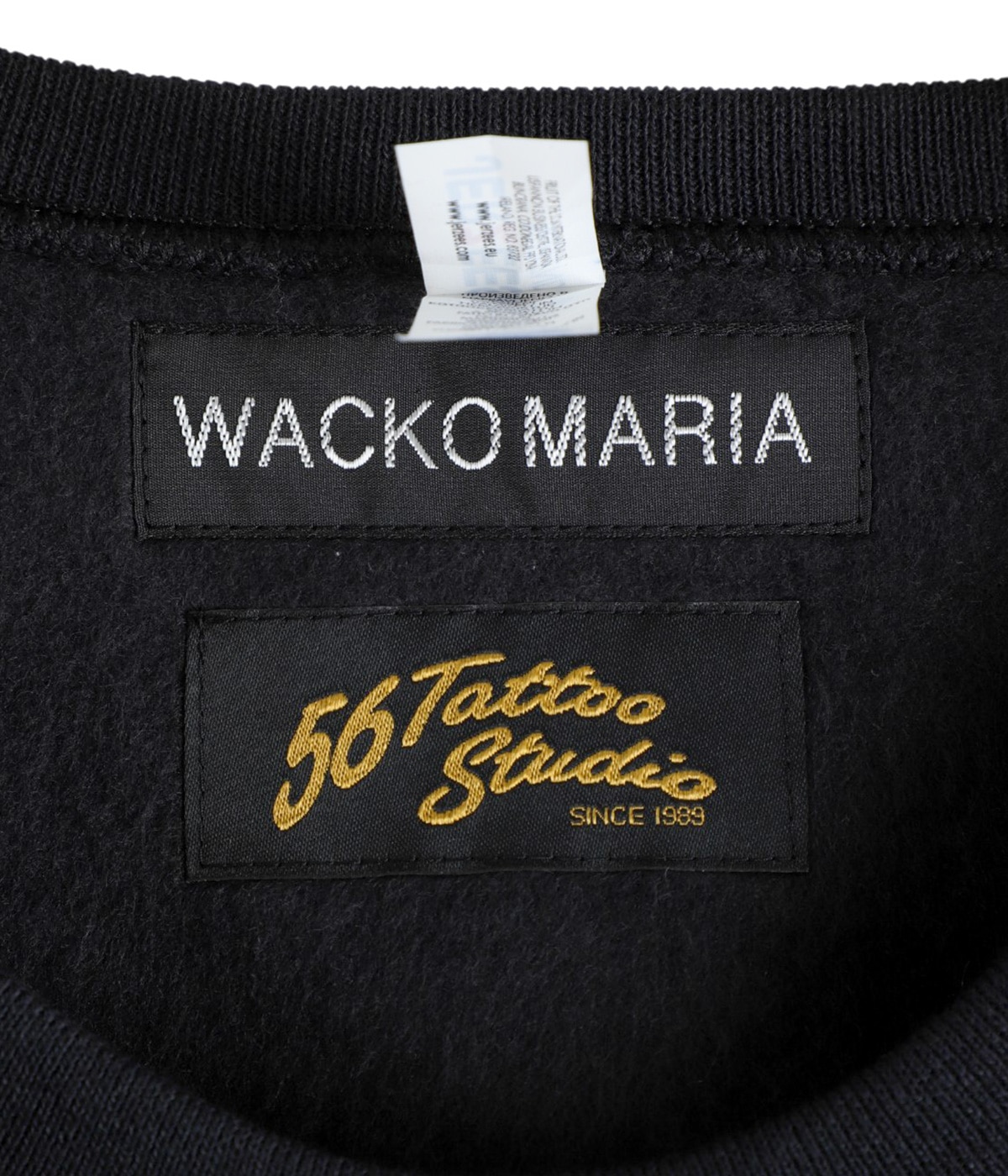 56 TATTOO STUDIO / CREW NECK SWEAT SHIRT | WACKO MARIA