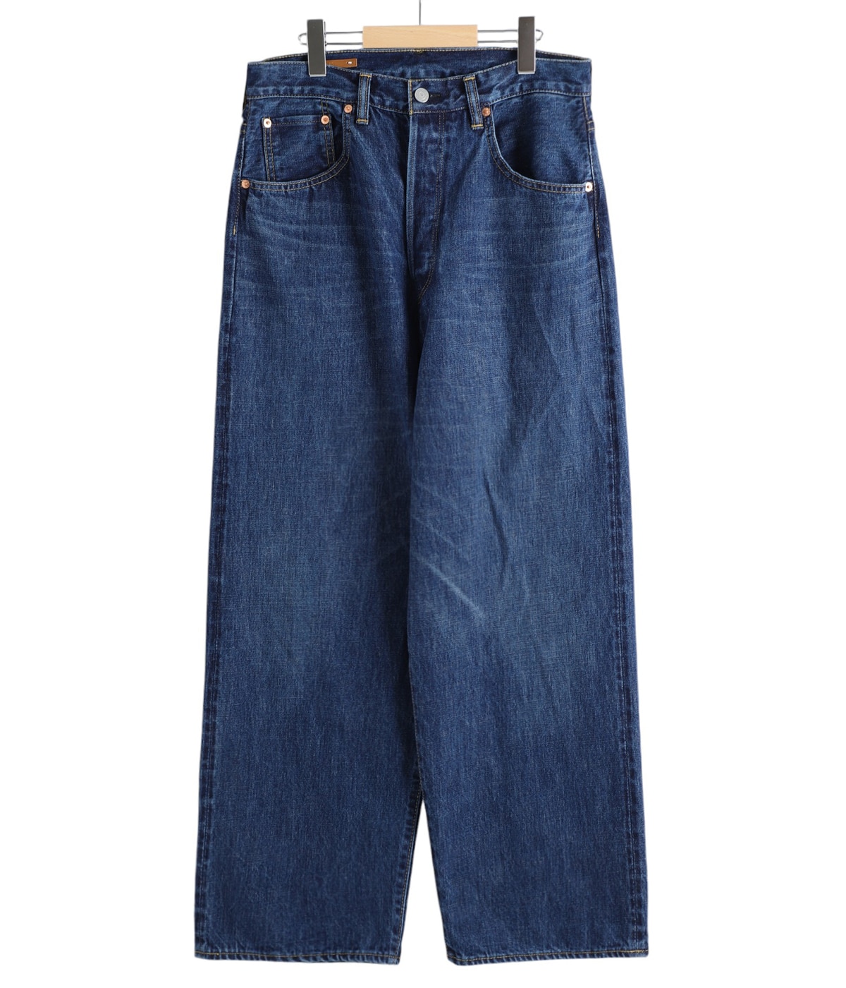Selvedge Denim Used Wash Wide Leg Jeans | Scye(サイ