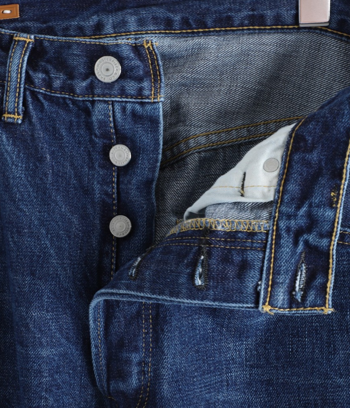 Selvedge Denim Used Wash Wide Leg Jeans | Scye(サイ