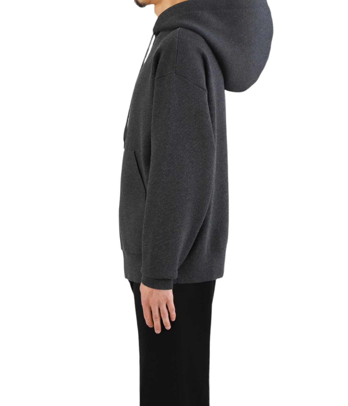 CABaN キャバンコットンカシミヤ パーカプ ルオーバー S黒ブラック CABaN コットンカシミヤ パーカ | CABaN/キャバン | 三越