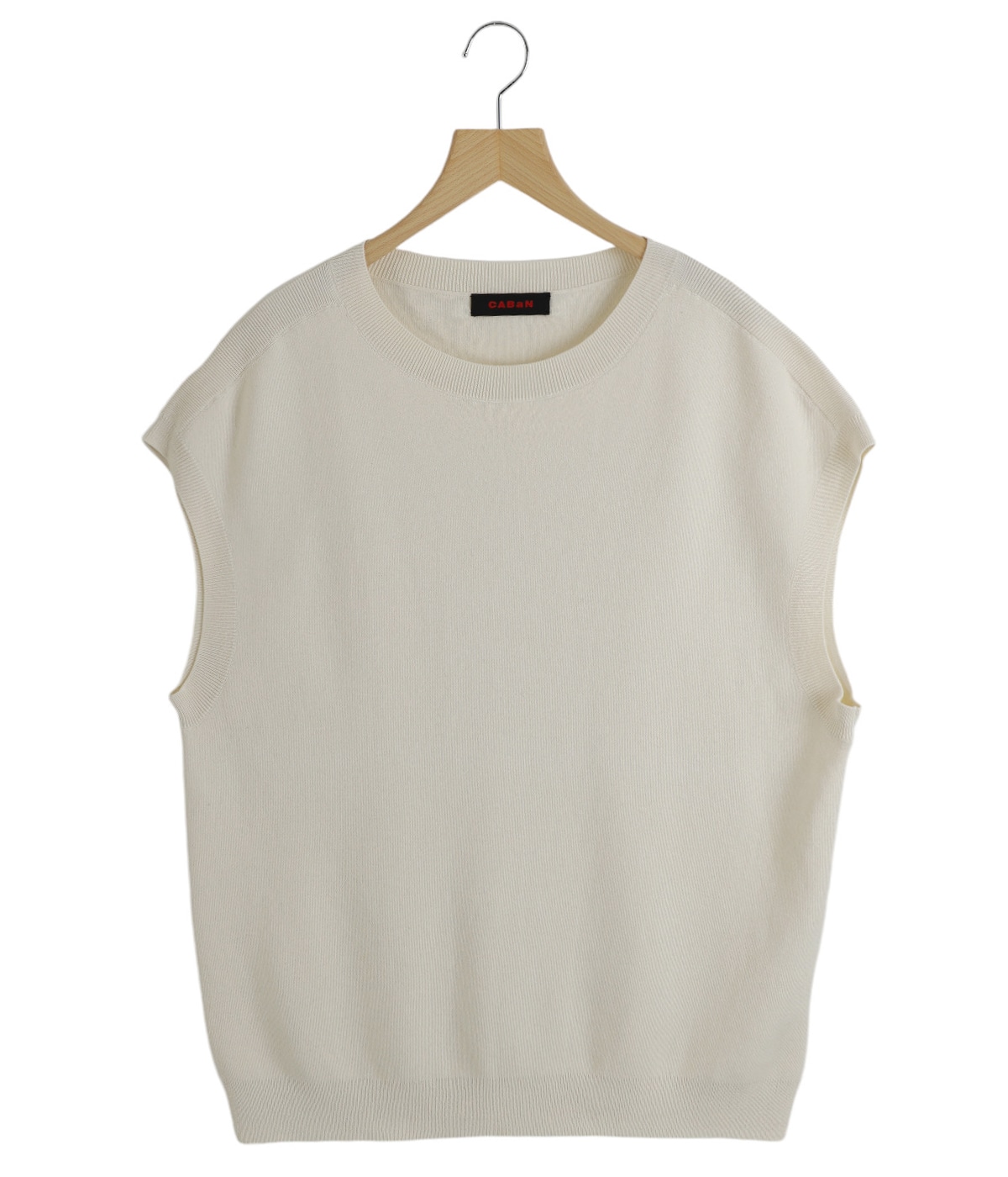 CABaN コットンカシミヤ クルーネックベスト コットンカシミヤ クルーネックベスト | CABaN(キャバン