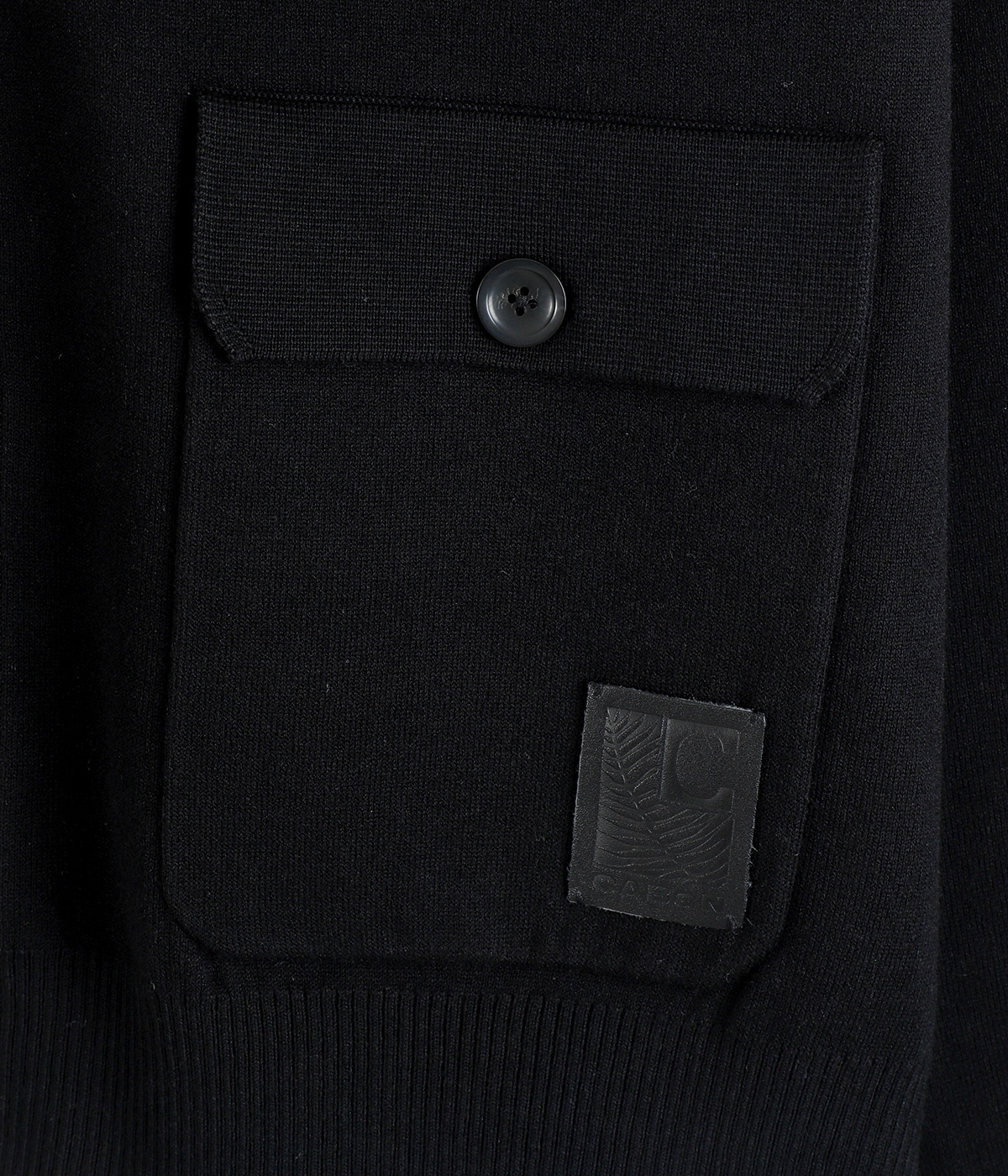 コットンカシミヤ フラップポケットニットブルゾン | CABaN(キャバン