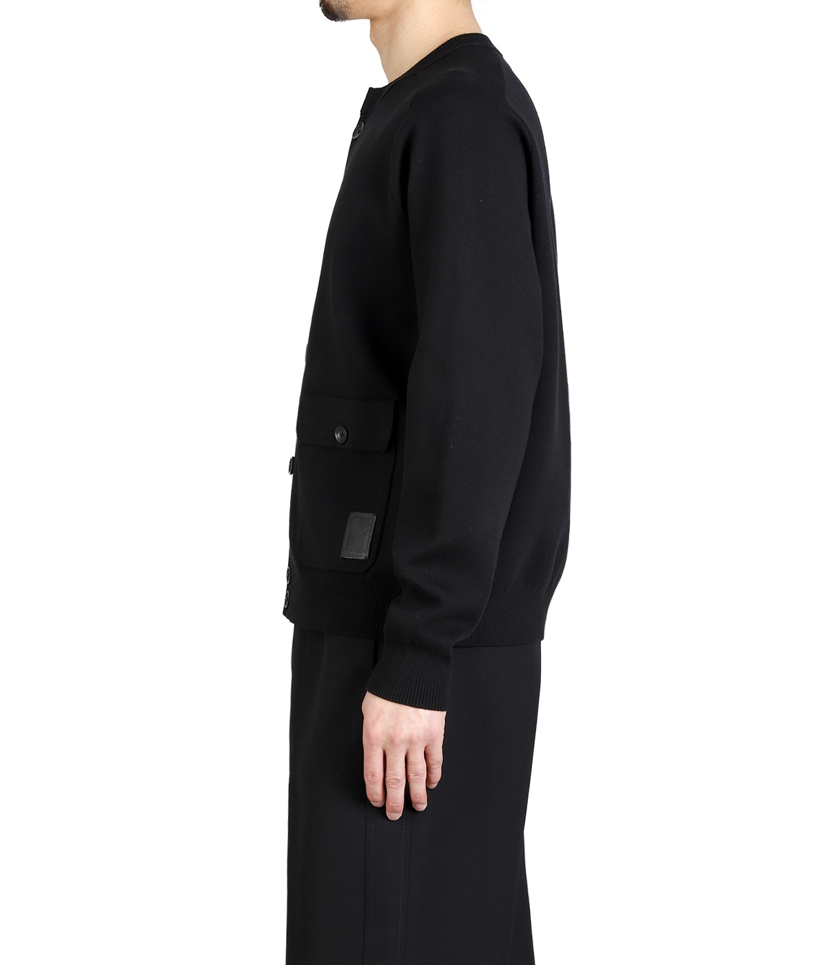 CABaN メンズM コットンカシミヤ カーディガン CABaN（キャバン） カーディガン コットンカシミヤ バイカラーVネック