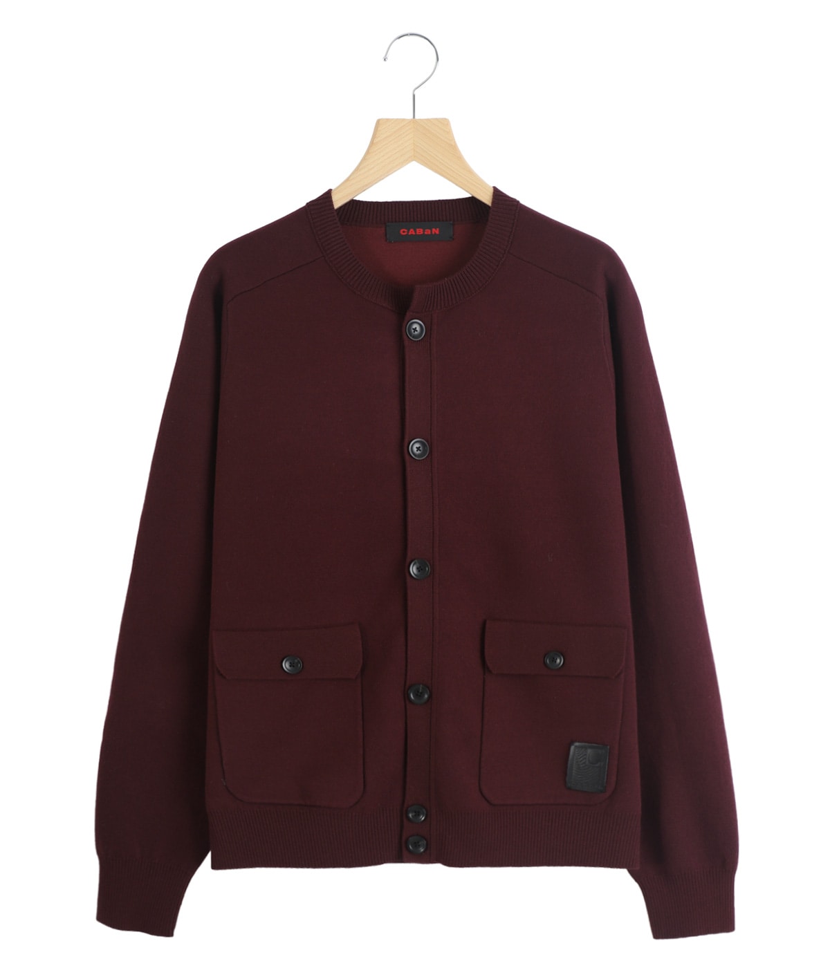 コットンカシミヤ フラップポケットニットブルゾン | CABaN(キャバン
