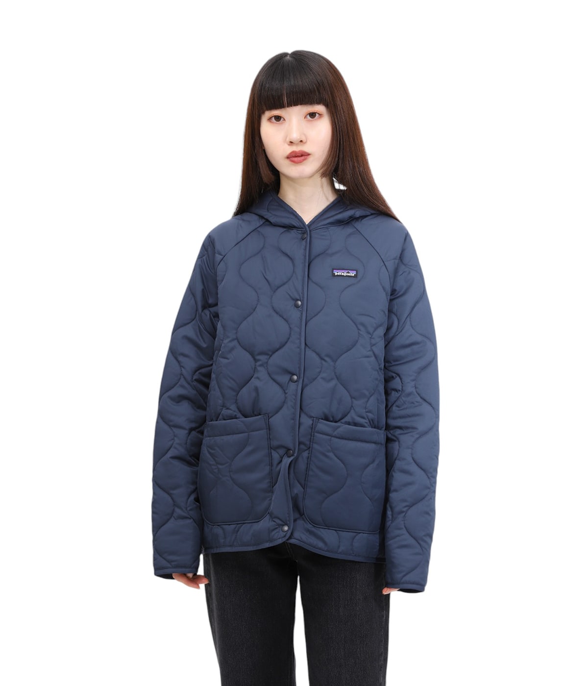 patagonia パタゴニア 25315FA18 長袖 キルティングパーカー  サイズ:S  グレー コットン100％ レディース  トップス 楽天市場】キルティング パーカー（ブランドパタゴニア