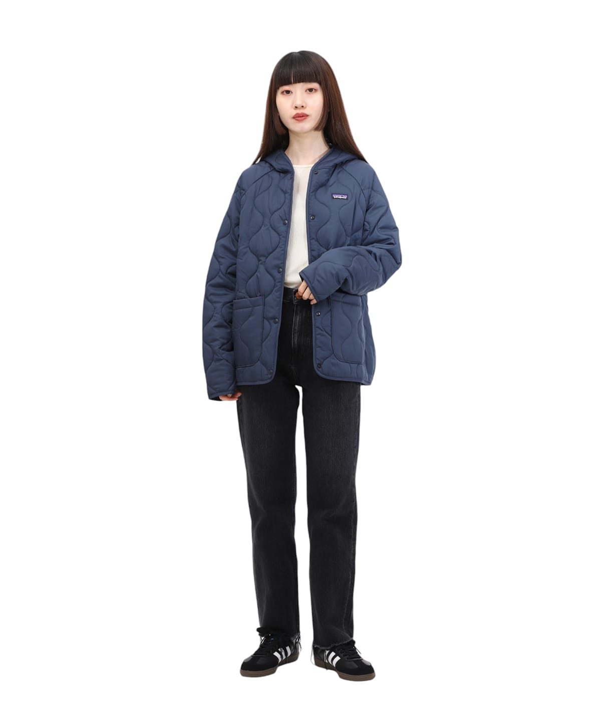 patagonia パタゴニア 25315FA18 長袖 キルティングパーカー  サイズ:S  グレー コットン100％ レディース  トップス 楽天市場】キルティング パーカー（ブランドパタゴニア