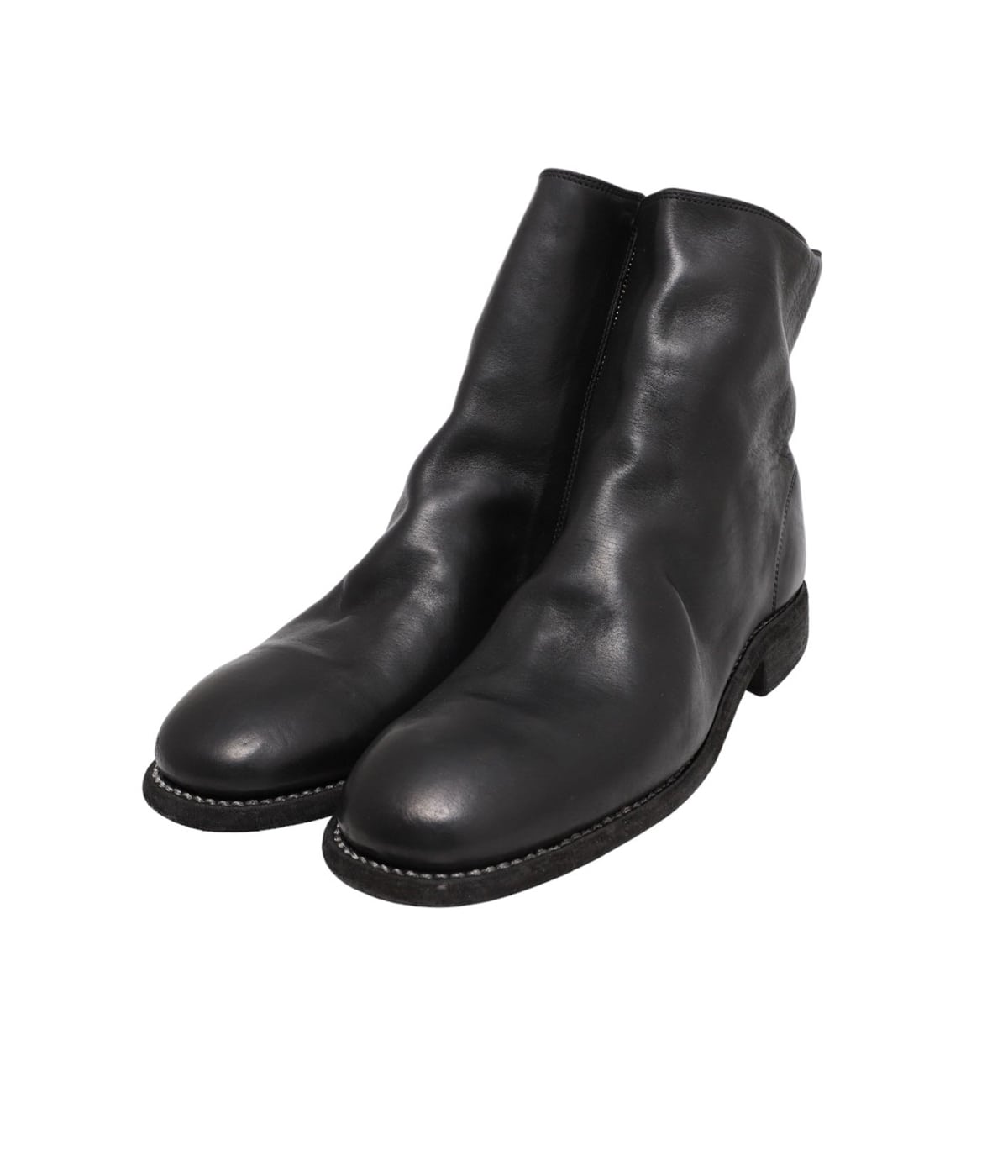 CLASSIC FLAT SIDE ZIP BOOTS HORSE FULL GRAIN | GUIDI