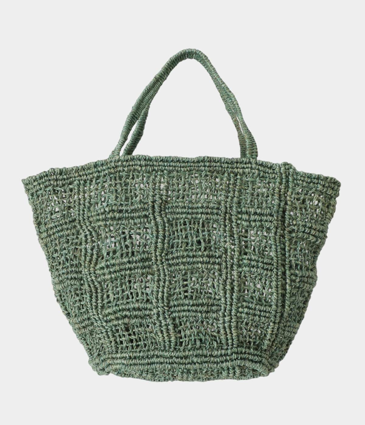 美品ビューティフルピープルabaca knitting totebag レディース】abaca knitting tote bag S | beautiful people