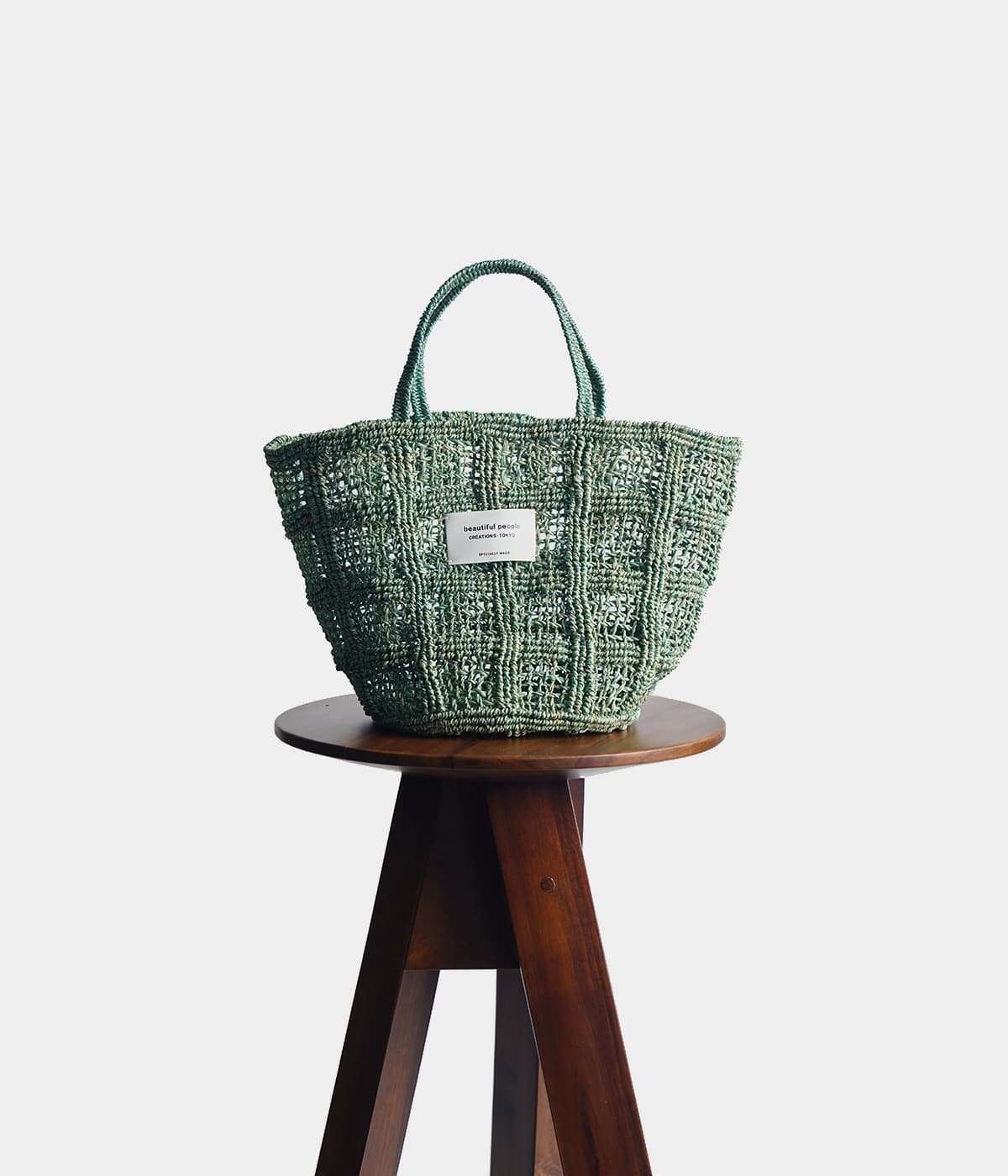 レディース】abaca knitting tote bag S | beautiful people