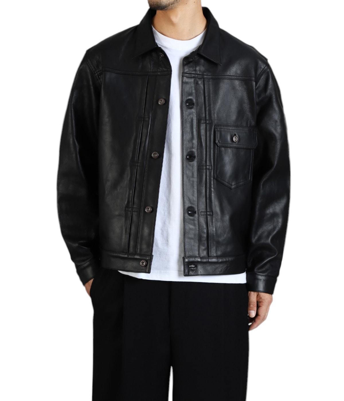 ジャケット・アウター Schott SHEEP LEATHER 1st TRACKER JACKET ☆ 【プレオーダー】 Schott SHEEP LEATHER 1st TRACKER JACKET