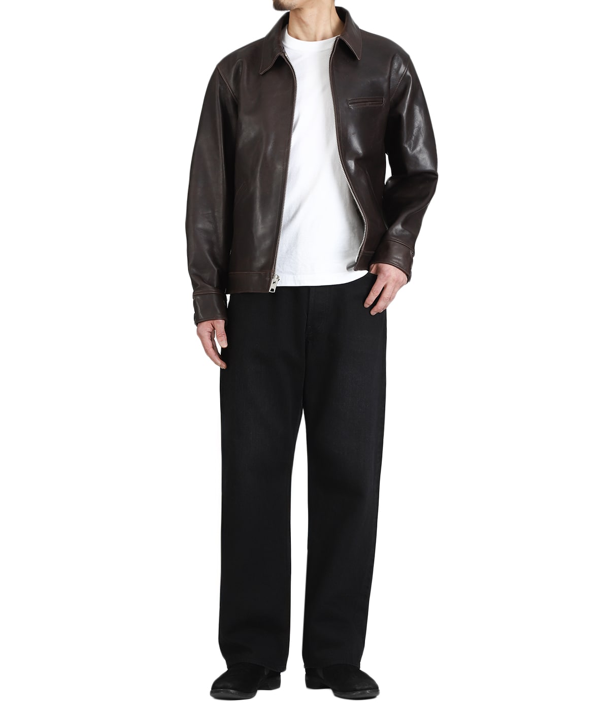 Schott ブラックレザージャケット サイズ40 SPECIAL LEATHER TRACKER JACKET | Schott(ショット) / アウター