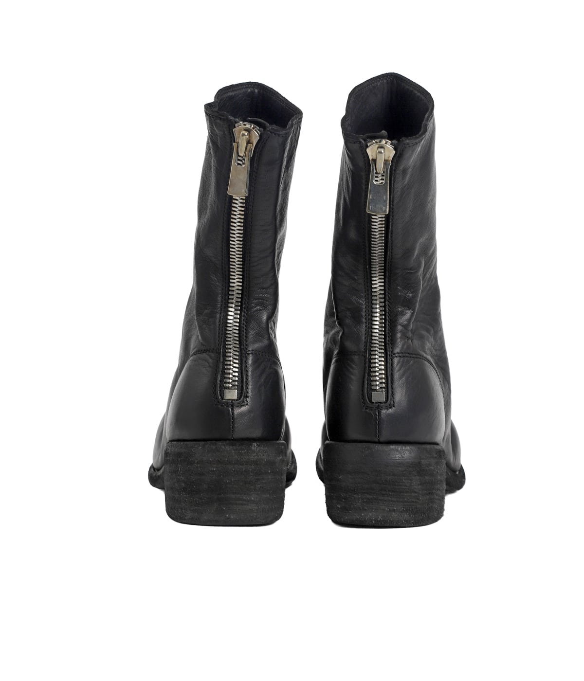 レディース】BACK ZIP MID BOOTS -SOFT HORSE FULL GRAIN BLKT