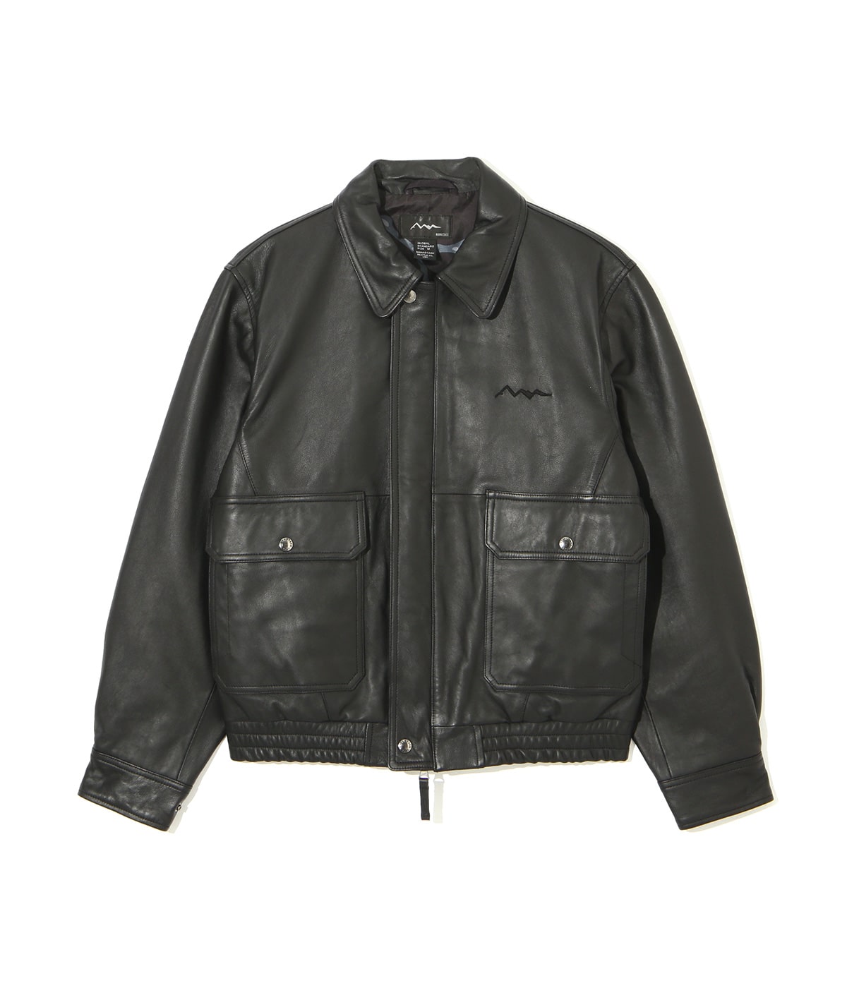 The Barnnet   レザージャケット 黑色 The Barnnet レザージャケット 黑色（The Barnnet Stain leather