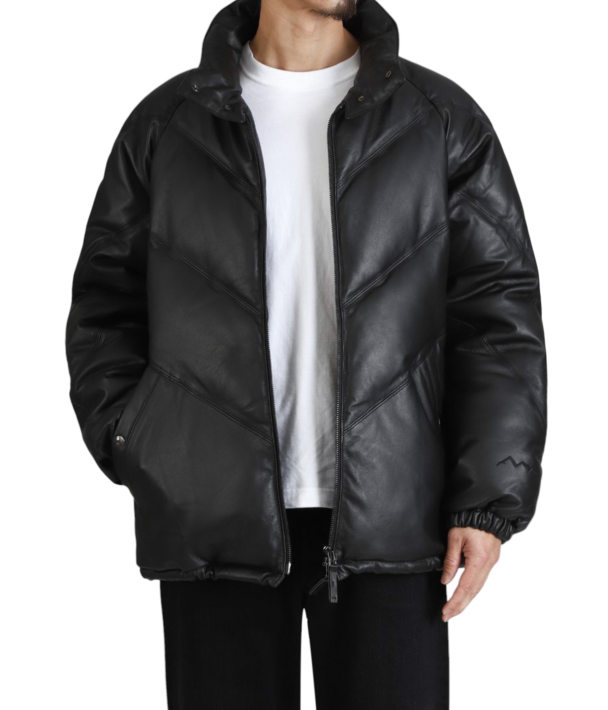 V LEATHER DOWN JKT | MANASTASH(マナスタッシュ) / アウター ダウン