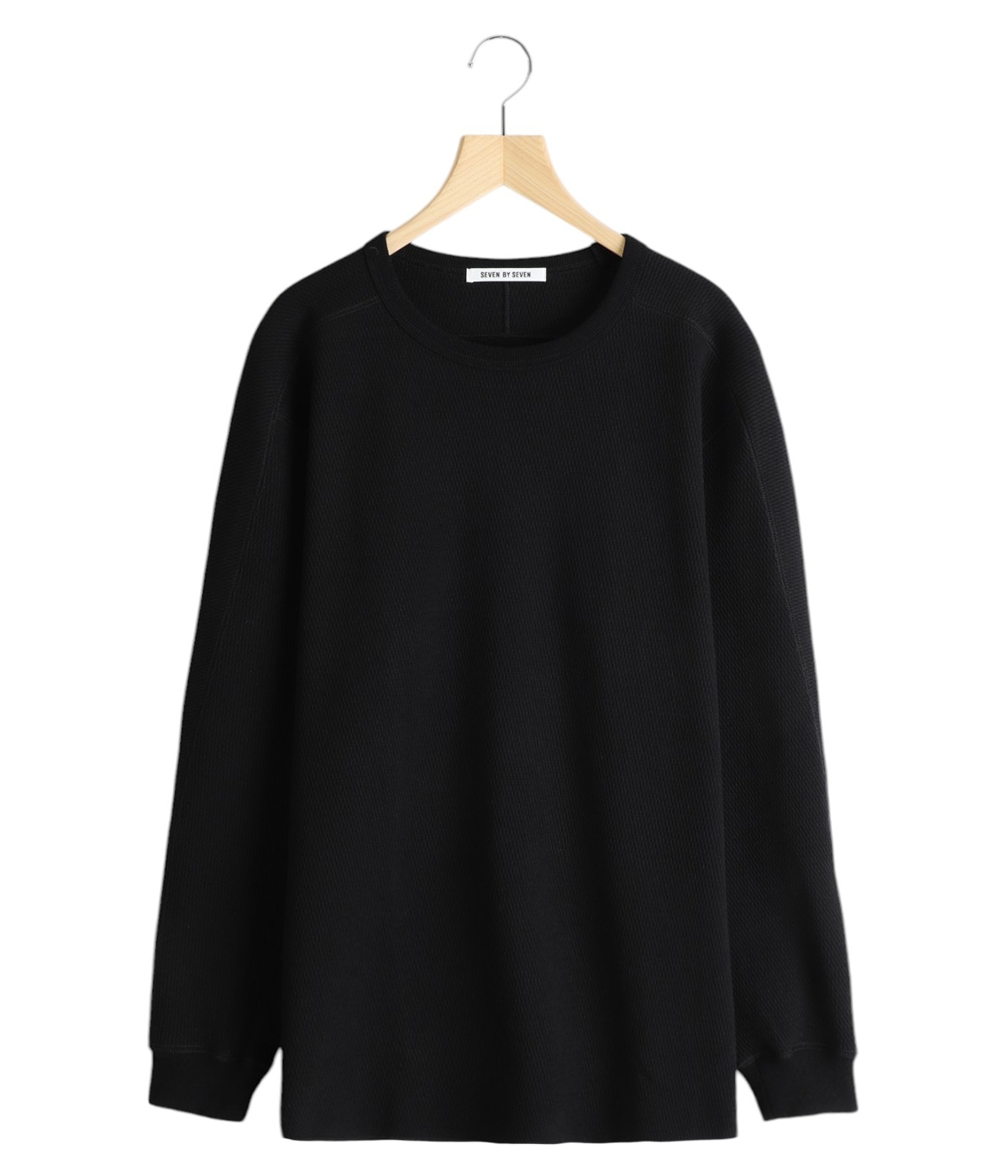 gasp サーマルシャツ　ブラック M HEAVY WEIGHT THERMAL SHIRTS | SEVEN BY SEVEN(セブンバイ