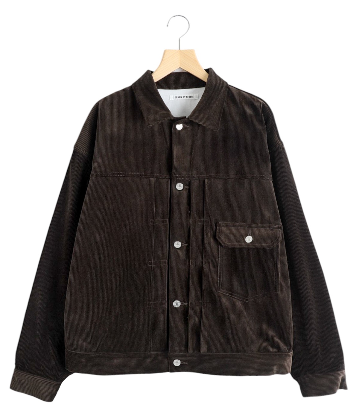 完売品★aLORS Blouson Gabi DarkBrown サイズ1 1ST TYPE CORDUROY JACKET | SEVEN BY SEVEN(セブンバイセブン