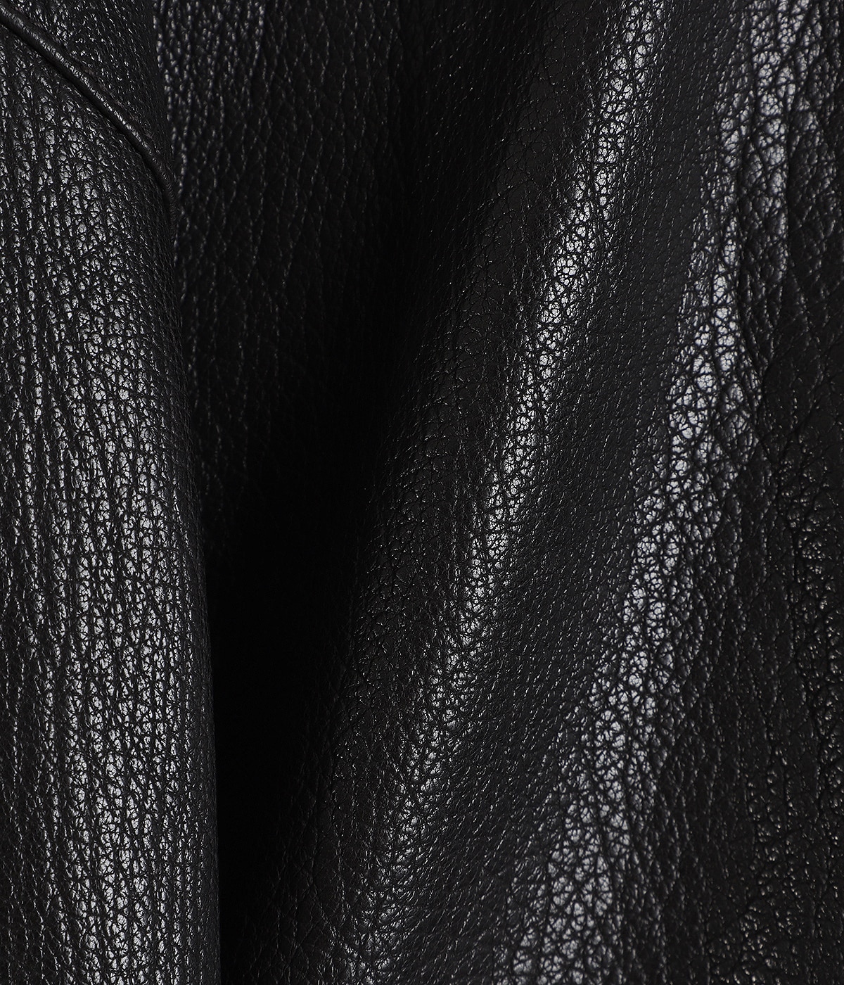 LEATHER ZIP UP BLOUSON ‐Sheep Shrink leather‐ | SEVEN BY SEVEN