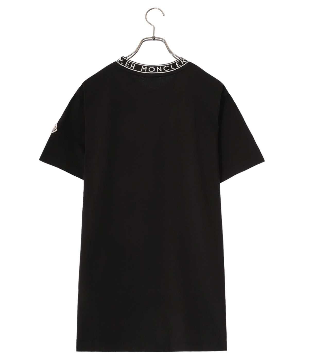 【レア新作】MONCLERモンクレール半袖Tシャツダウンロゴ 黒S SS T-SHIRT | MONCLER(モンクレール) / トップス カットソー半袖
