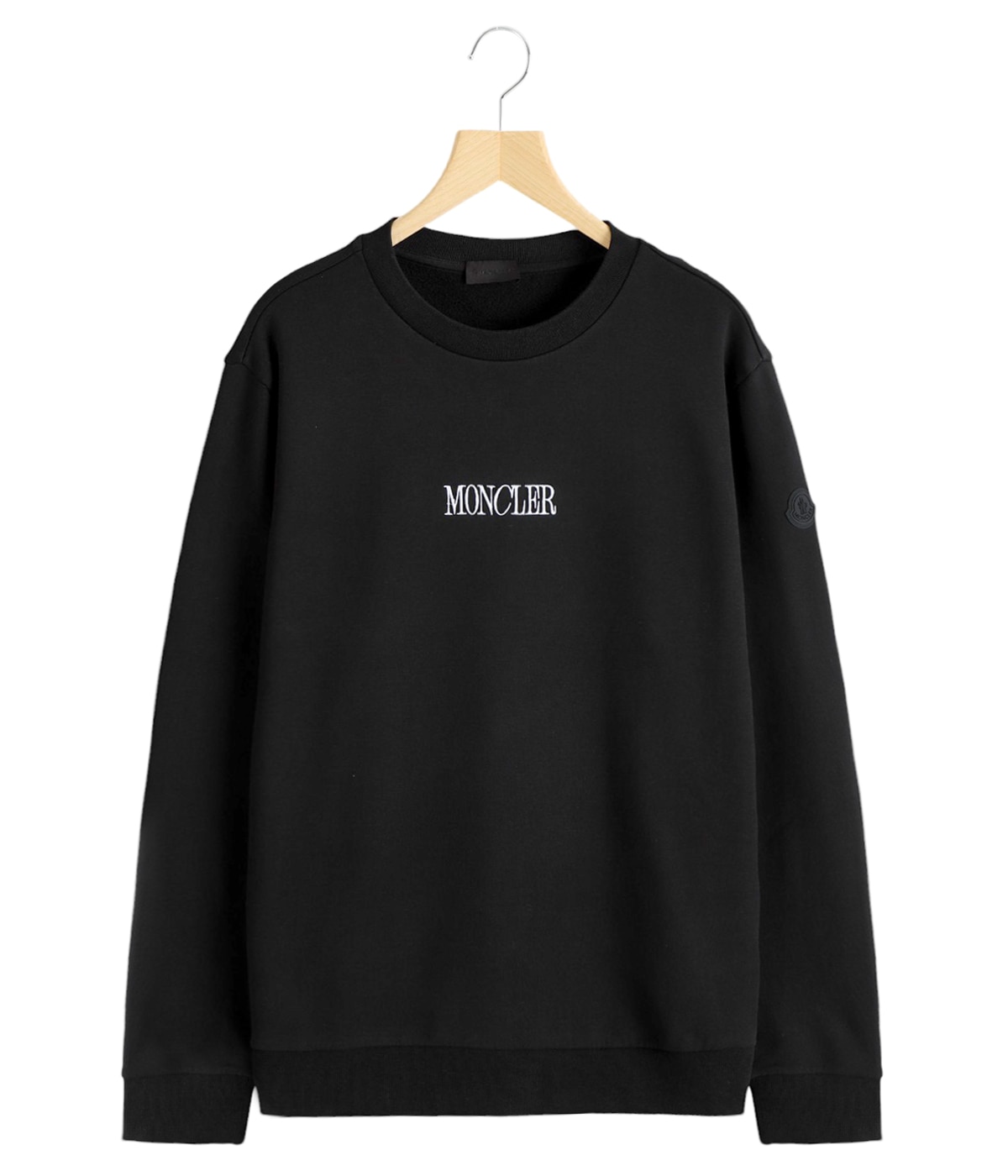 MONCLER ブラック スウェット トレーナー　L XL モンクレール メンズ スウェット トレーナー MONCLER ブランド