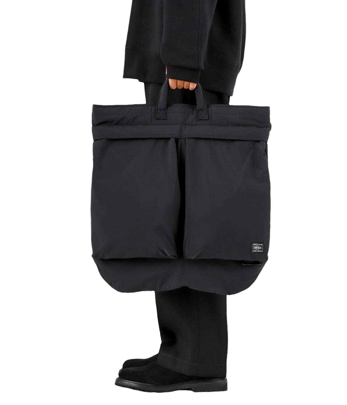 値下:N.HOOLYWOOD × PORTER HELMET BAG ブラック N.Hoolywood Black PORTER Edition Helmet Bag N.Hoolywood
