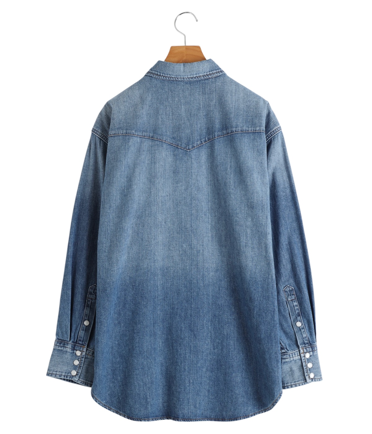 2022AW シチズンスオブヒューマニティー KAYLA デニムシャツ　ゆったり Kayla Shirt in Tide – Citizens of Humanity