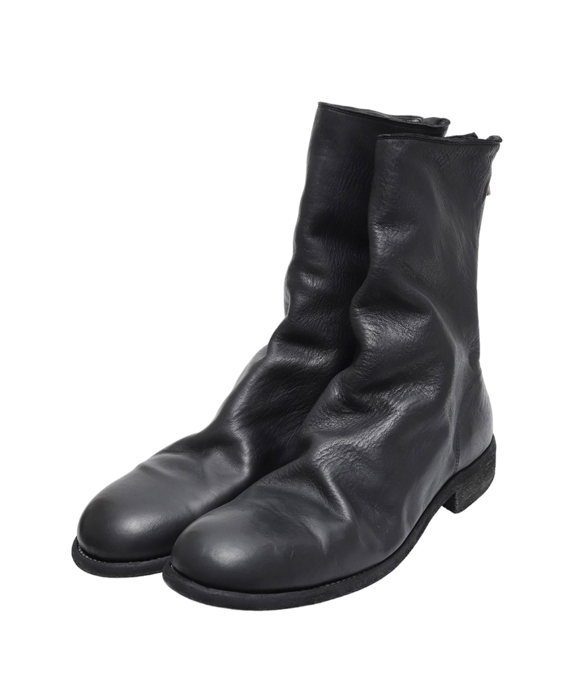 988 Horse Full Grain Backzip Boot | GUIDI(グイディ