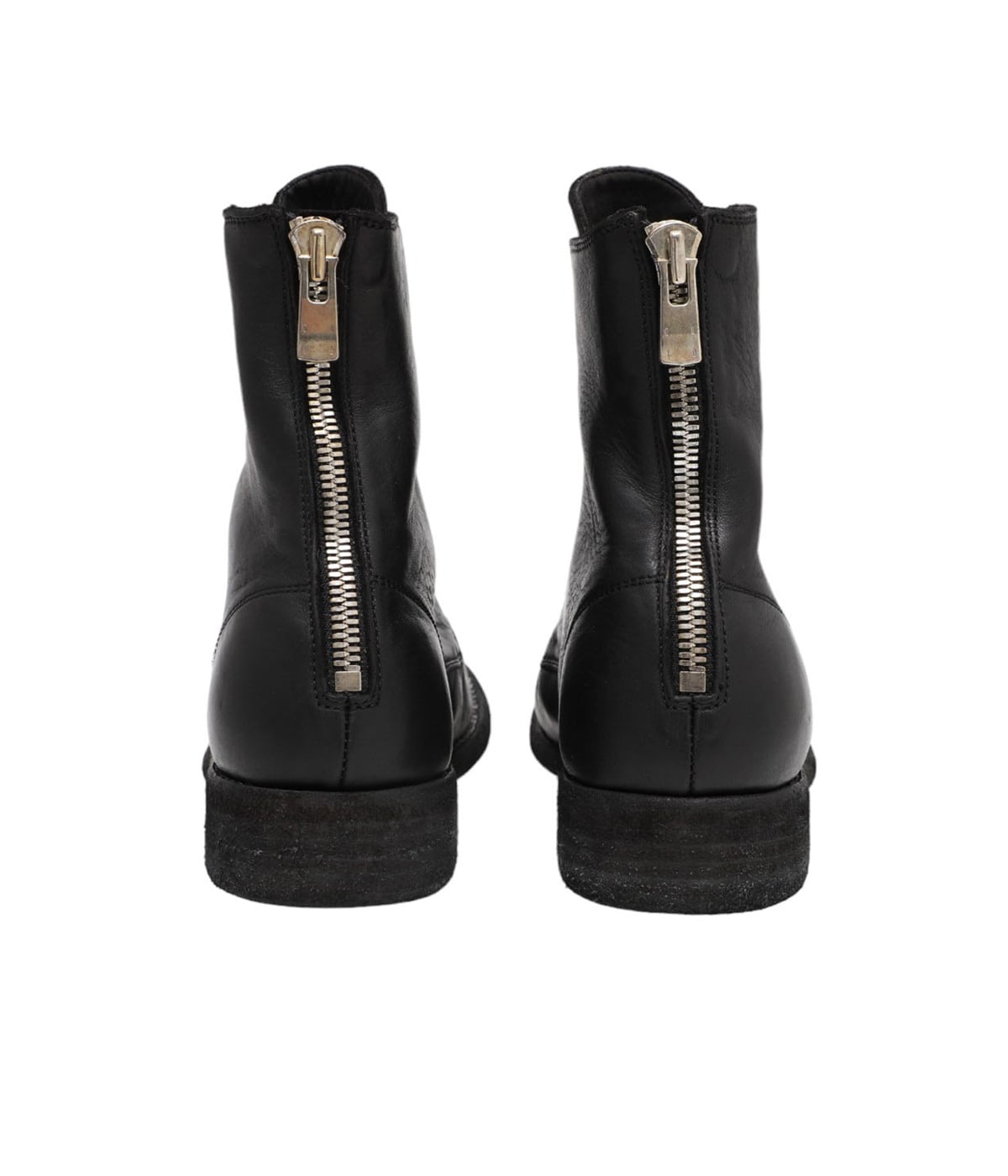 LACED UP AND BACK ZIP BOOTS | GUIDI(グイディ) / シューズ