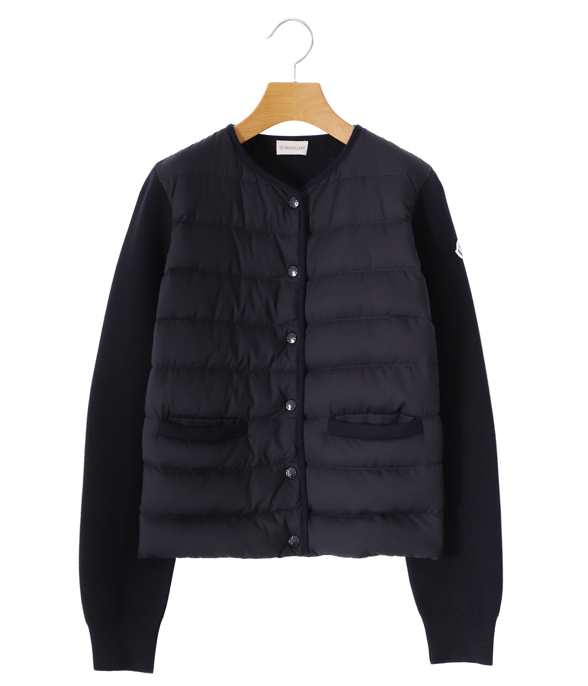 MONCLER ブラック ダウンカーディガン レディース レディース】CARDIGAN | MONCLER(モンクレール) / アウター