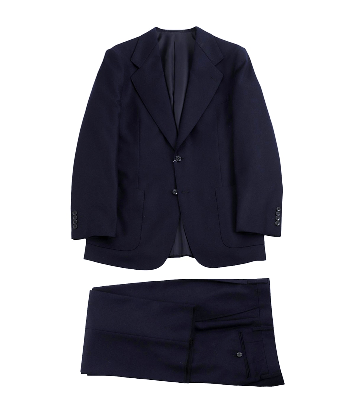 comoli 19AW ウールフランネルスーツ 1 COMOLI ウールフランネル スーツ 1 ネイビー 定価176000円