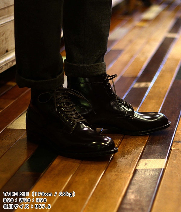 LACE UP BOOT(コードヴァン・モディファイドラスト・シングル