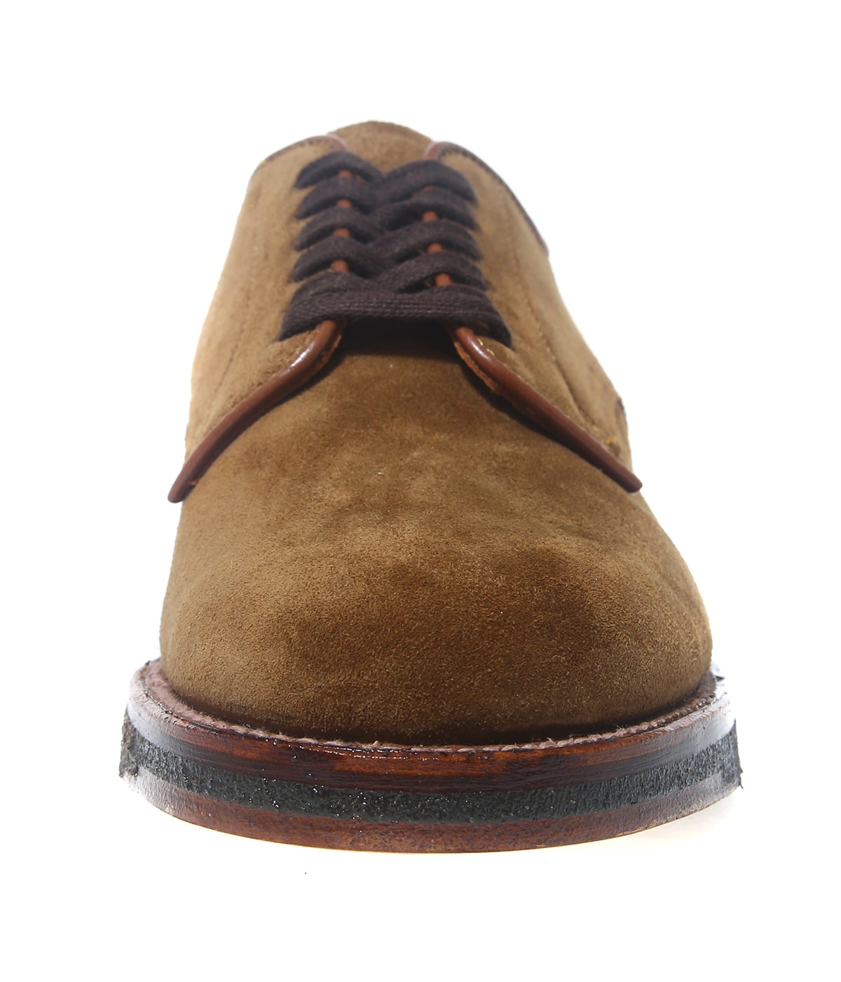 美品　オールデン ALDEN  スエード　6  24 D0616C 別注 6-EYE P-TOE CP/SOLE -SNUFF- | Alden(オールデン