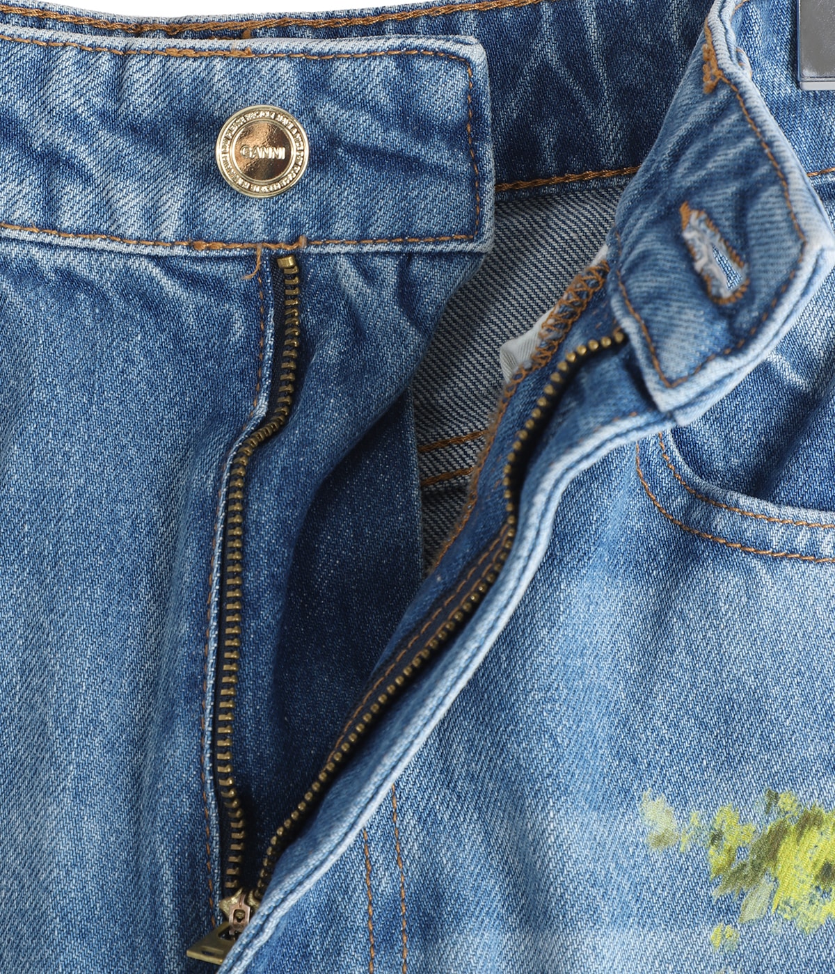 レディース】Printed Flower Denim Lari Jeans | GANNI(ガニー 