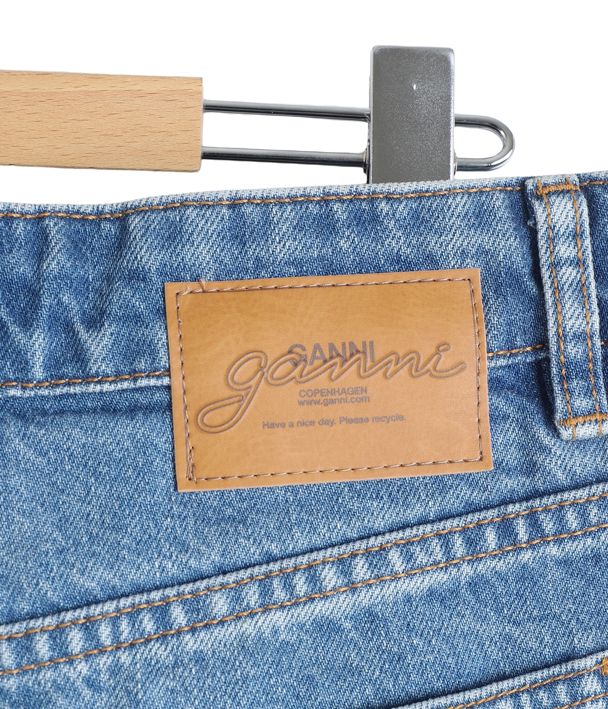 レディース】Printed Flower Denim Lari Jeans | GANNI(ガニー 