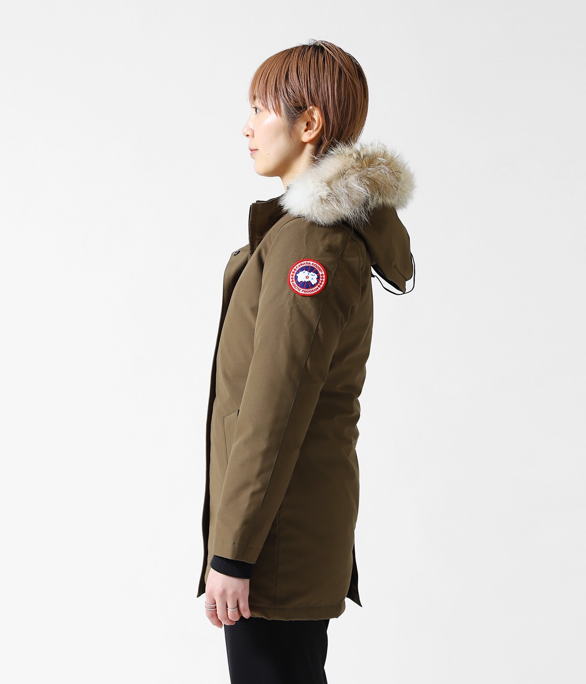 カナダグース ヴィクトリア パーカ ダウンジャケット コート コヨーテファー レディース】【CLASSIC DISC】Victoria Parka Fusion Fit