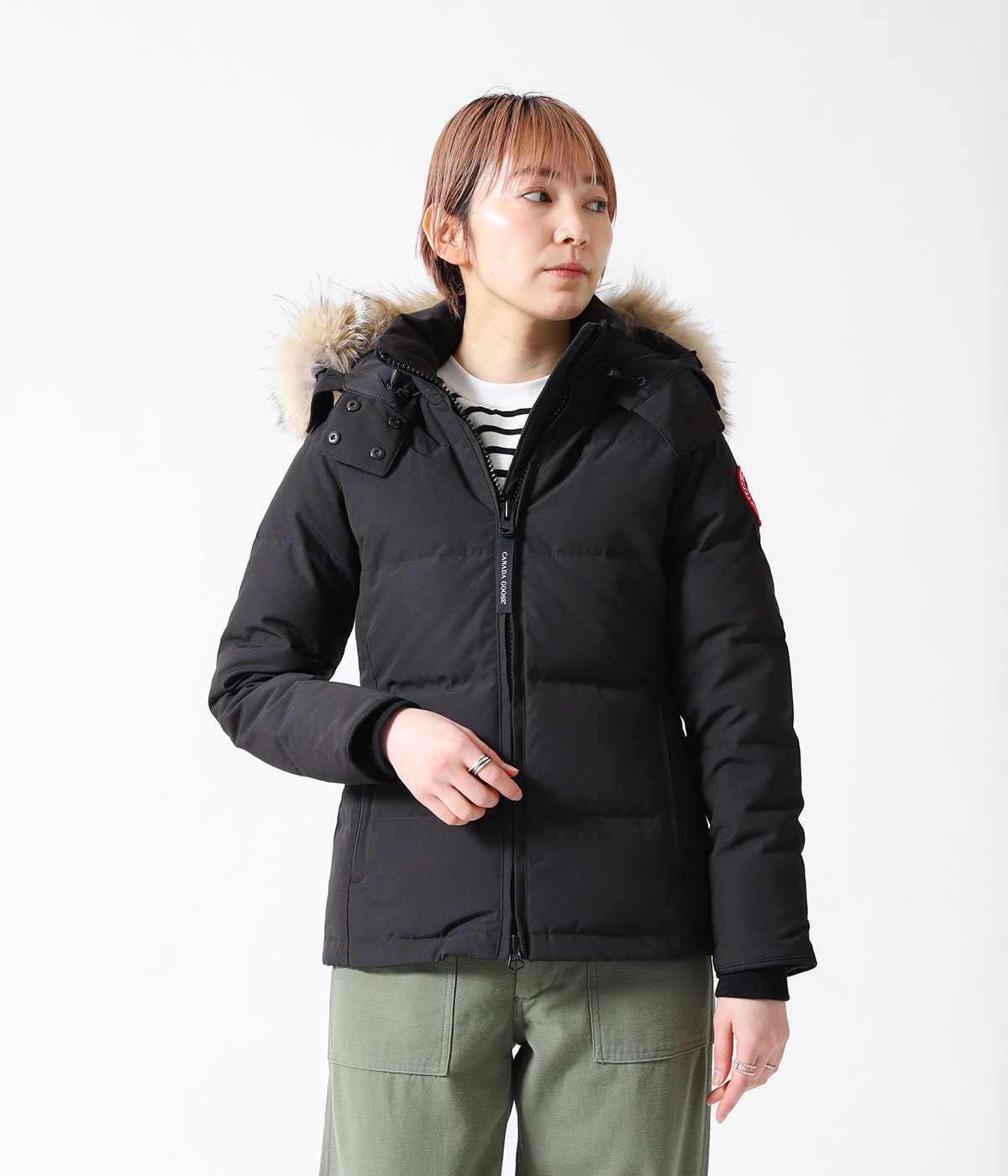 カナダグース　ダウン　ショート丈 カナダグース◇ショート丈ダウンジャケット◇WYNDHAM PARKA