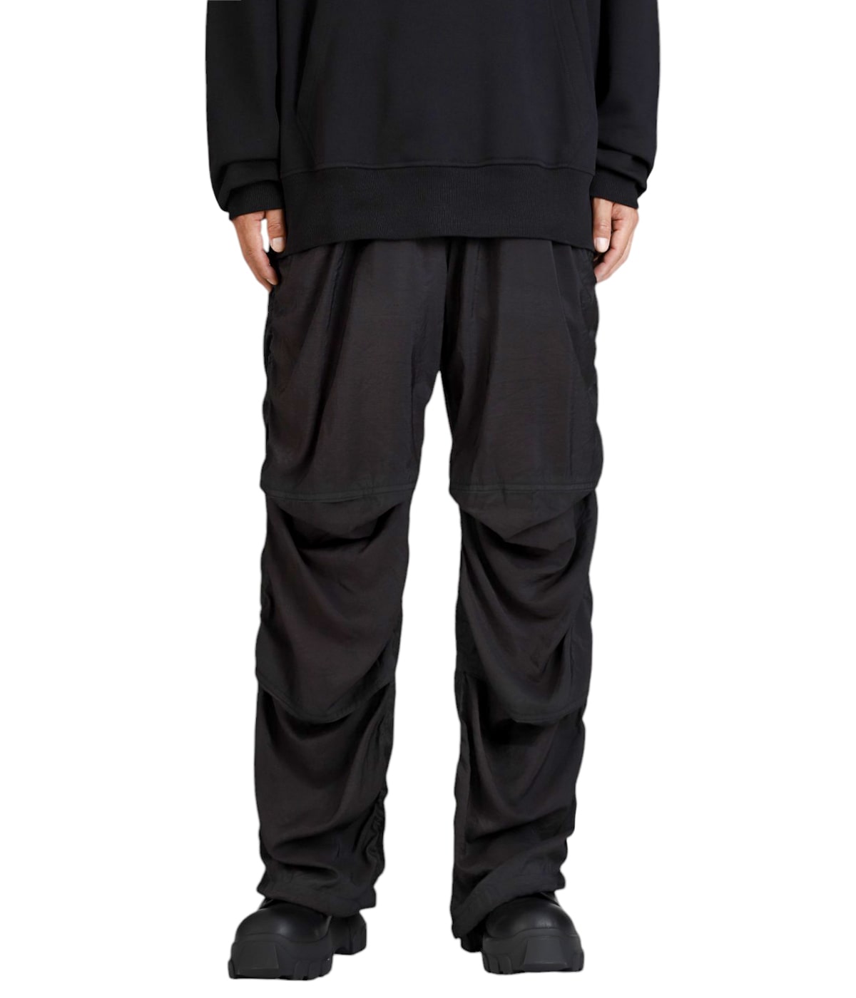 【DIESEL】ディーゼル P-ERSEUS ロゴ パンツ ブラック Women's Twill pants with metal Oval D plaque | Black | Diesel