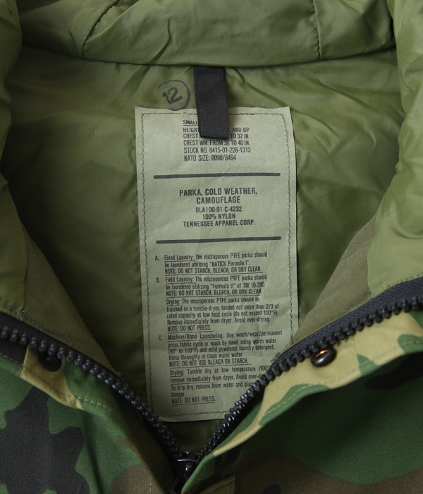 DEAD STOCK】GORE-TEX WOODLAND PARKA -S- | VINTAGE