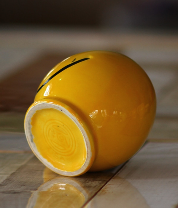 1970s マッコイ　スマイリーフェイスバンク McCoy Smile Ceramic Coin Bank スマイル ビンテージ コイン