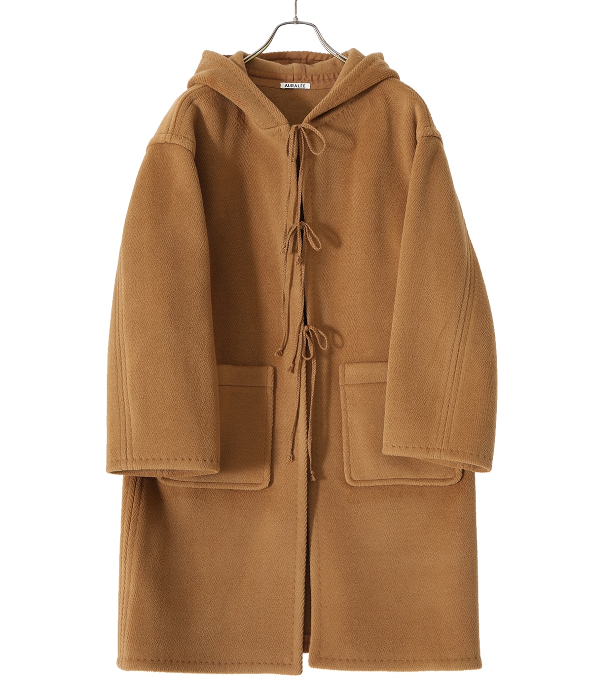 本日21時まで値下げ Auralee ウールヘリンボーンパイルダッフルコート