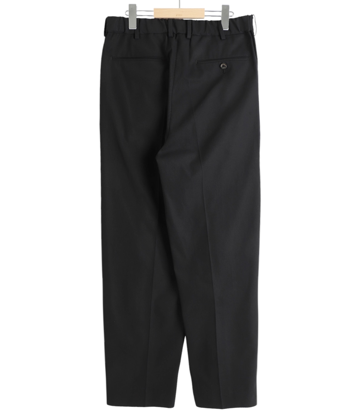 CLASSIC FIT DOUBLE PLEATED TROUSERS ORGANIC VOILE YARN TWILL