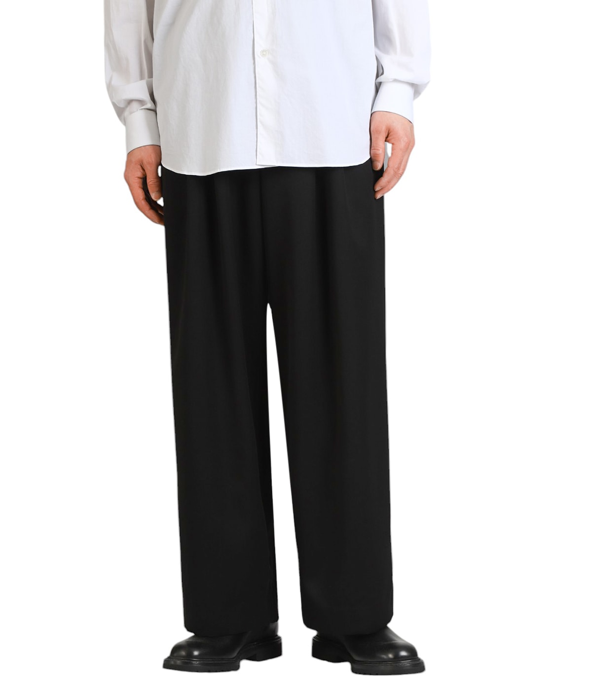 パンツ markaware PLEATED WIDE TROUSERS MARKAWARE/マーカウェア】別注 TRIPLE PLEATED WIDE TROUSERS