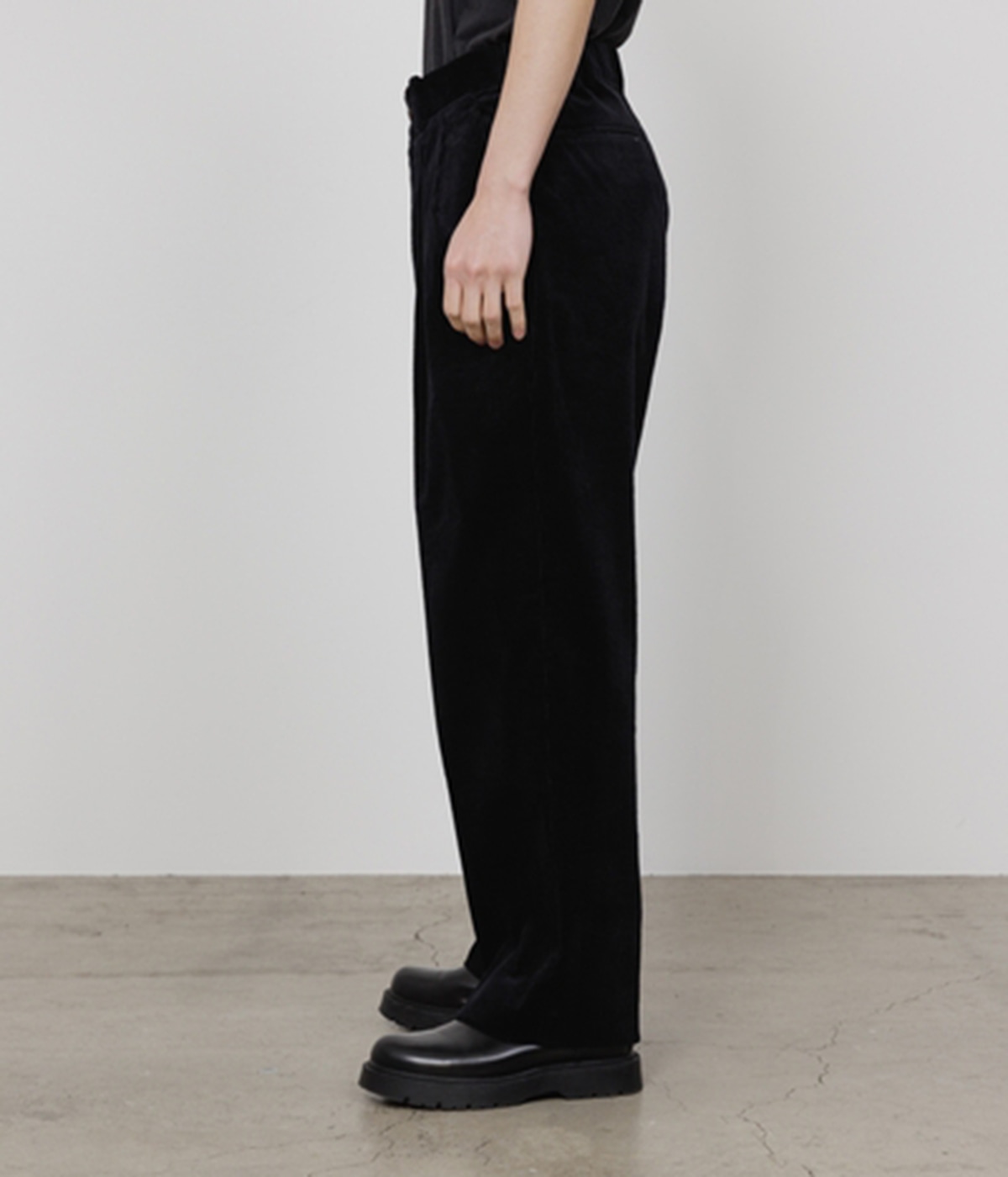 スーツ ORGANIC COTTON DOUBLE PLEATED TROUSERS Organic Cotton 40/2 Gabardine Double Pleated Easy Trousers